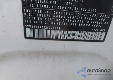 2019 Volkswagen Tiguan 2.0T Se/2.0T Sel/2.0T Sel R-Line/2.0T Sel R-Line Black from USA, damaged, VIN 3VV2B7AXXKM026288